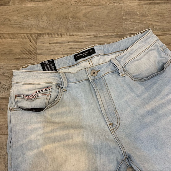 Cult of Individuality Other - Cult of Individuality Rocker Slim Jeans Distressed Light Wash